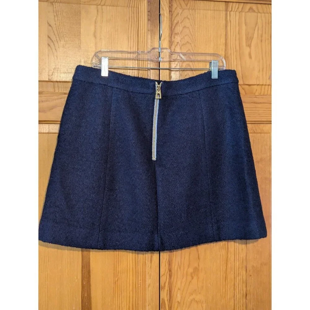 STS Sail To Sable Skirt Size 12 Mini Skirt Navy Blue Academia Preppy - Picture 5 of 9